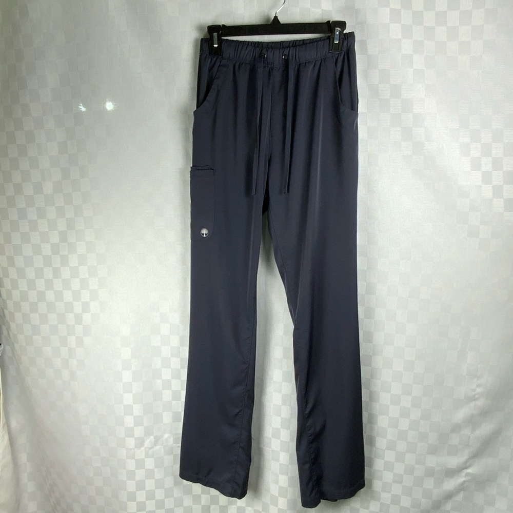 HH Works by Healing Hands Women's Gray Scrub Pants Size S-T Medical Nurse